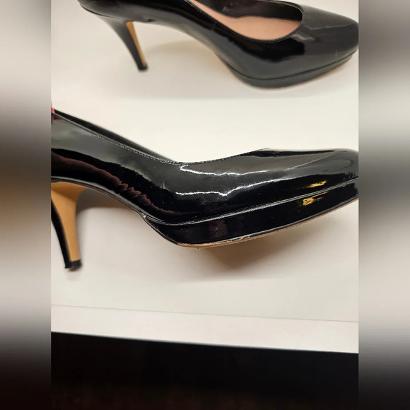 Vince Camuto Black Patent Platform Heels Women's Size 7.5M - Picture 5 of 8